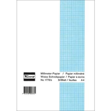 FAVORIT Block A4 1776 B weiss 80g 50 Blatt