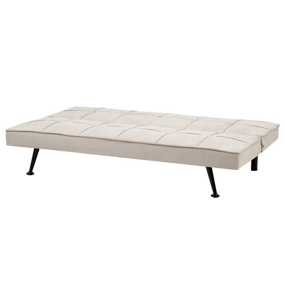 Beliani Schlafsofa aus Stoff Minimalistisch HASLE  