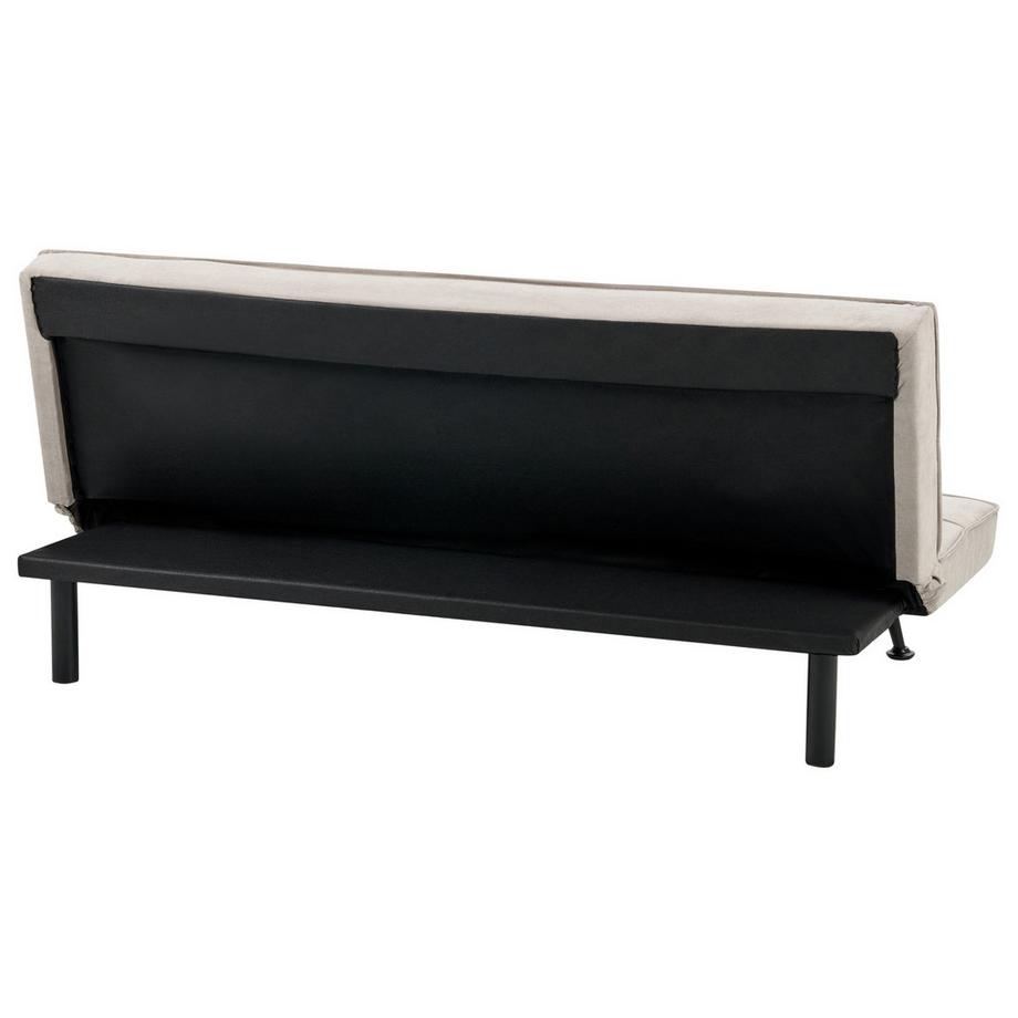 Beliani Schlafsofa aus Stoff Minimalistisch HASLE  