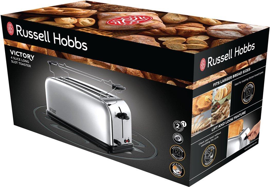 Russell Hobbs Toaster 23520-56 Victory 1'600 Watt, Brötchenaufsatz  