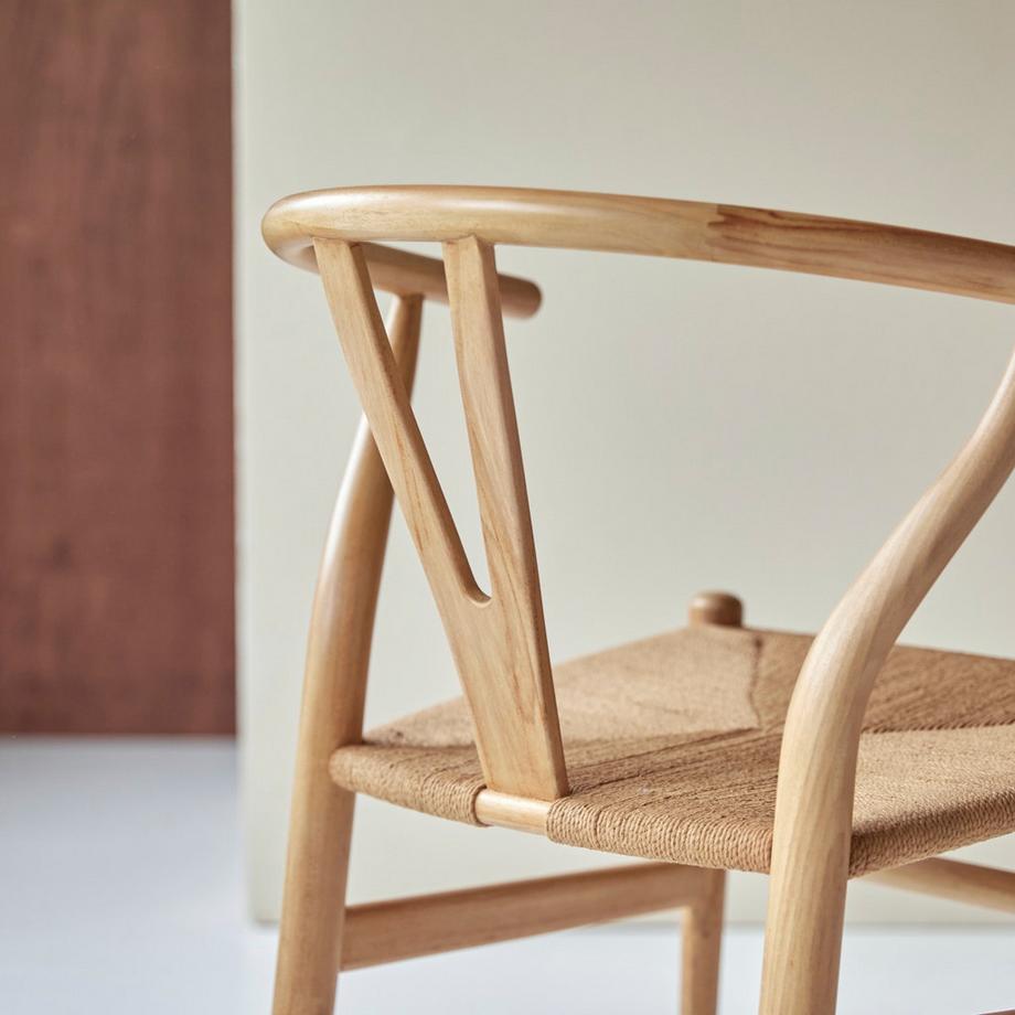 Tikamoon Chaise en teck massif et cordage Blaise  