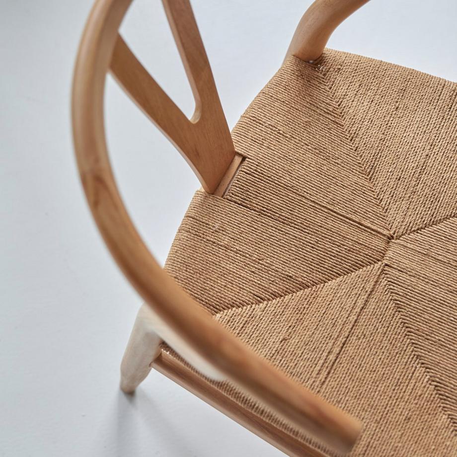 Tikamoon Chaise en teck massif et cordage Blaise  