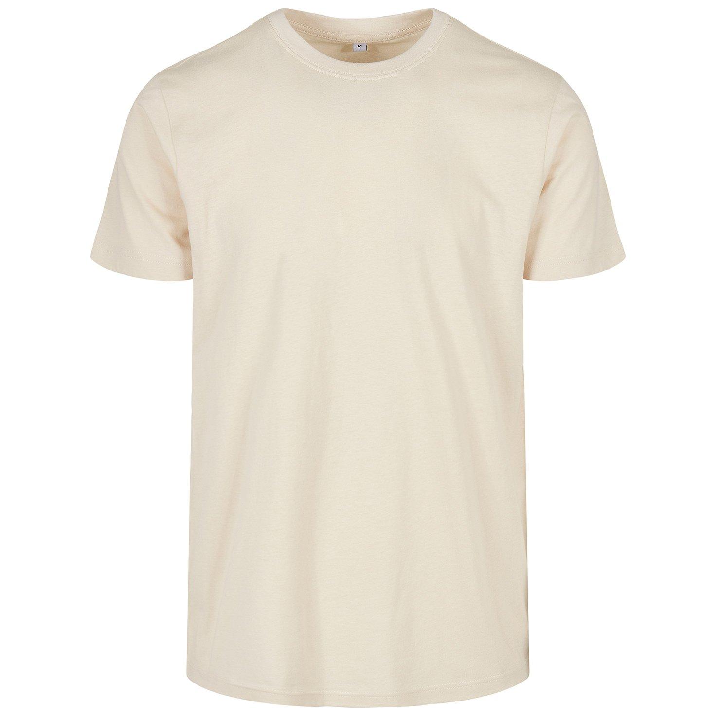 Image of Basic Tshirt Rundhalsausschnitt Herren Sand XXL