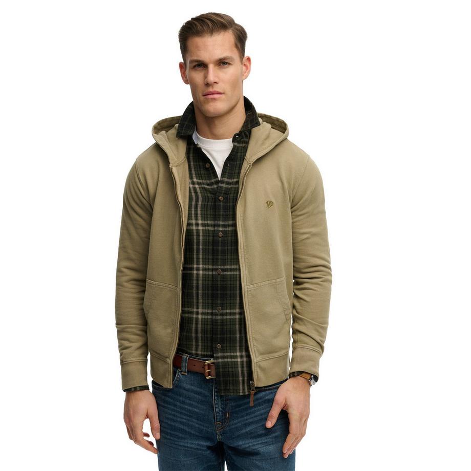 Superdry Giacca da ginnastica Uomini Vestibilità confortevole-Classic Essential Ziphood  