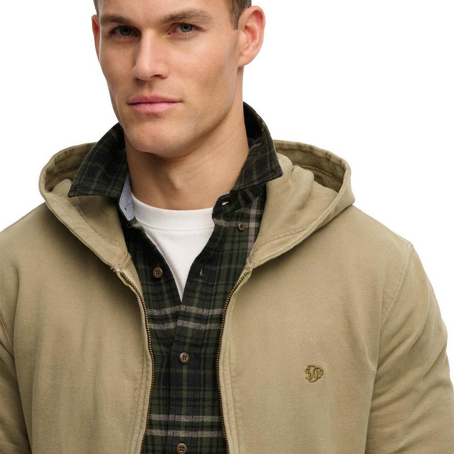 Superdry Giacca da ginnastica Uomini Vestibilità confortevole-Classic Essential Ziphood  