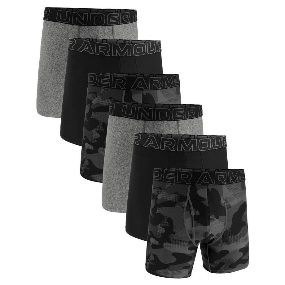 Boxershort  6er Pack Figurbetont-UA PERFORMANCE TECH - PRINT 3 IN 6PK