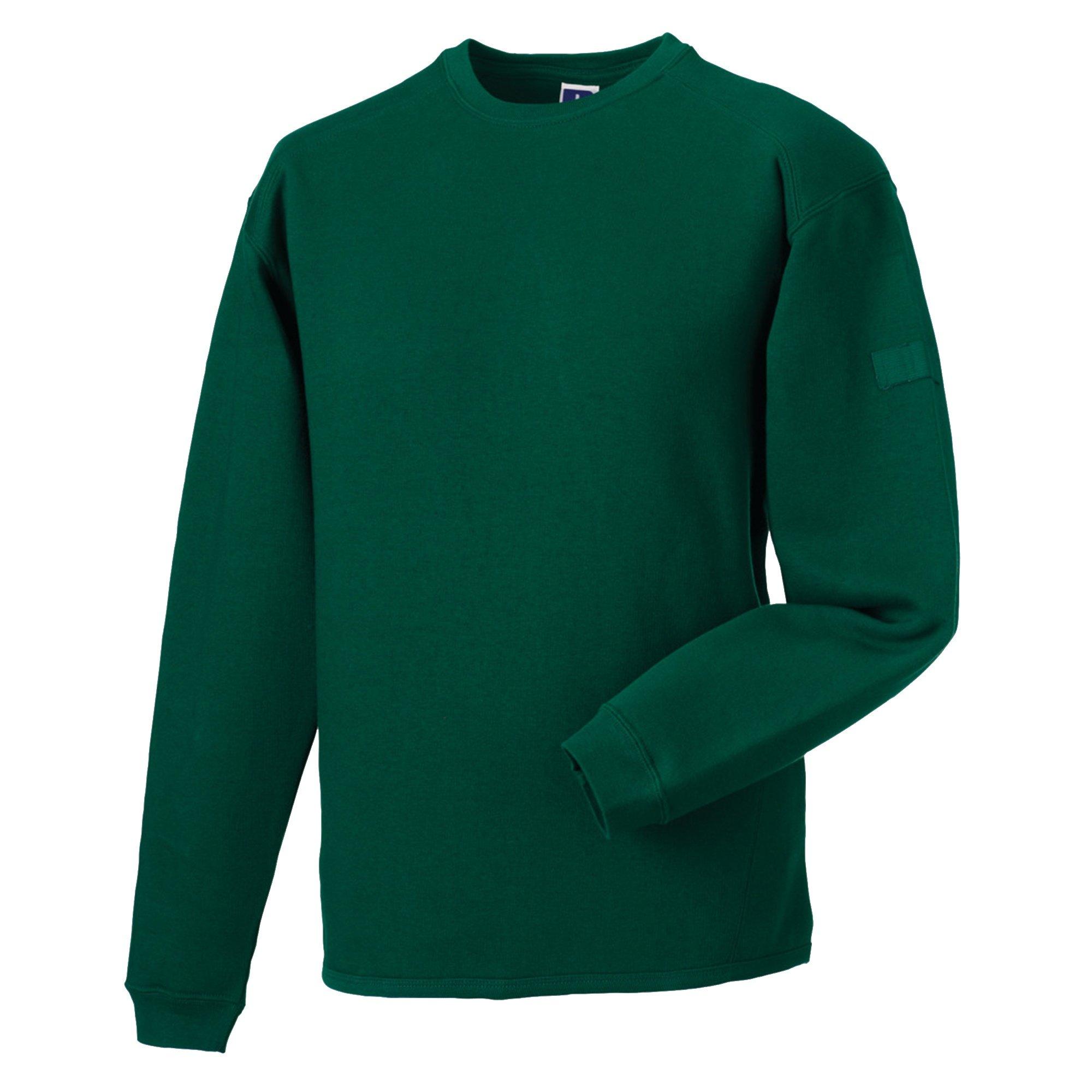 Image of Workwear Crew Neck Set In Sweatshirt Top Unisex Grün 3XL