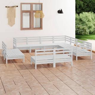 VidaXL set salotto da giardino Legno di pino  