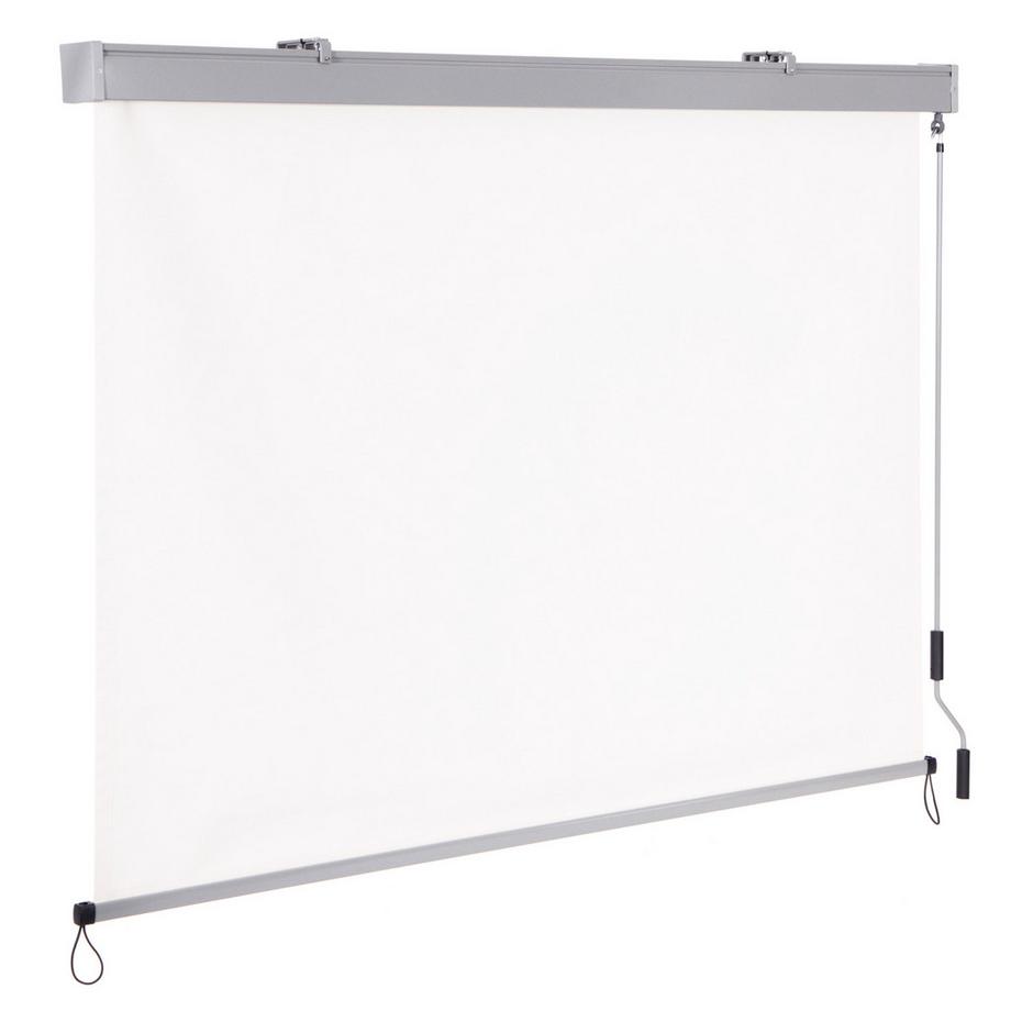 Northix Auvent enroulable vertical avec manivelle, balcon, terrasse, tonnelle, beige, MultiGarden  