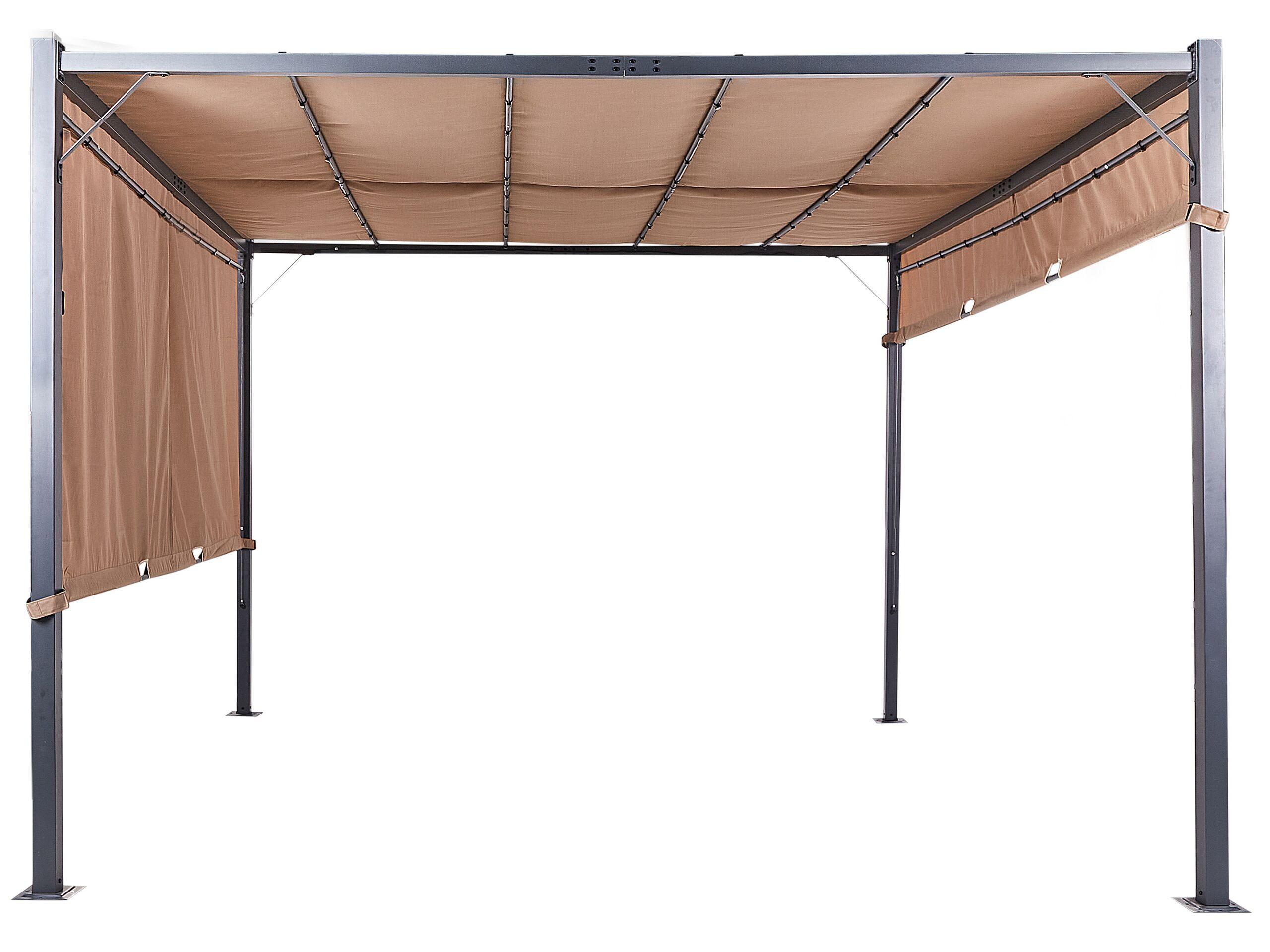 Beliani Gazebo en Acciaio Classico PARGA  