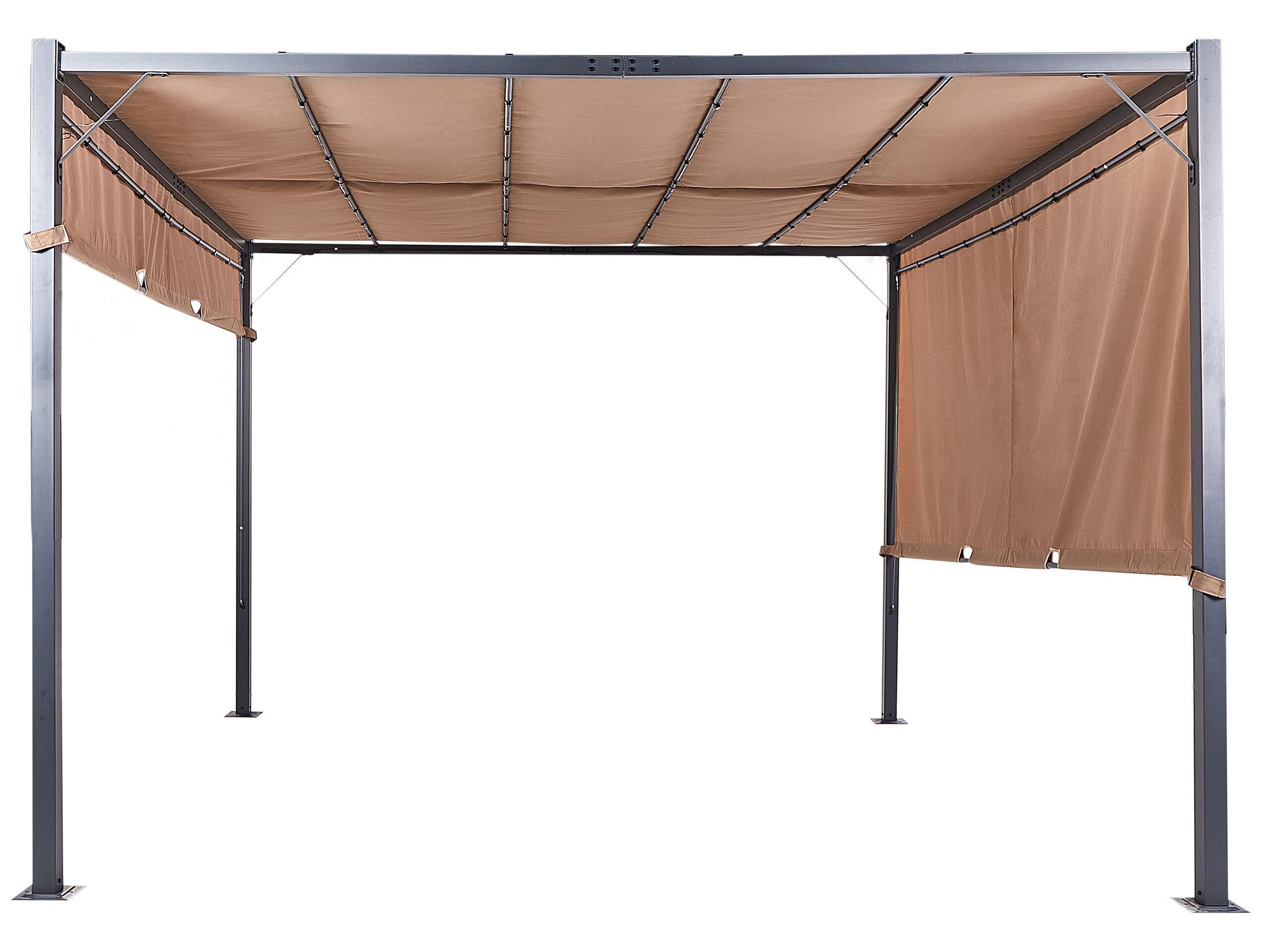 Beliani Gazebo en Acciaio Classico PARGA  