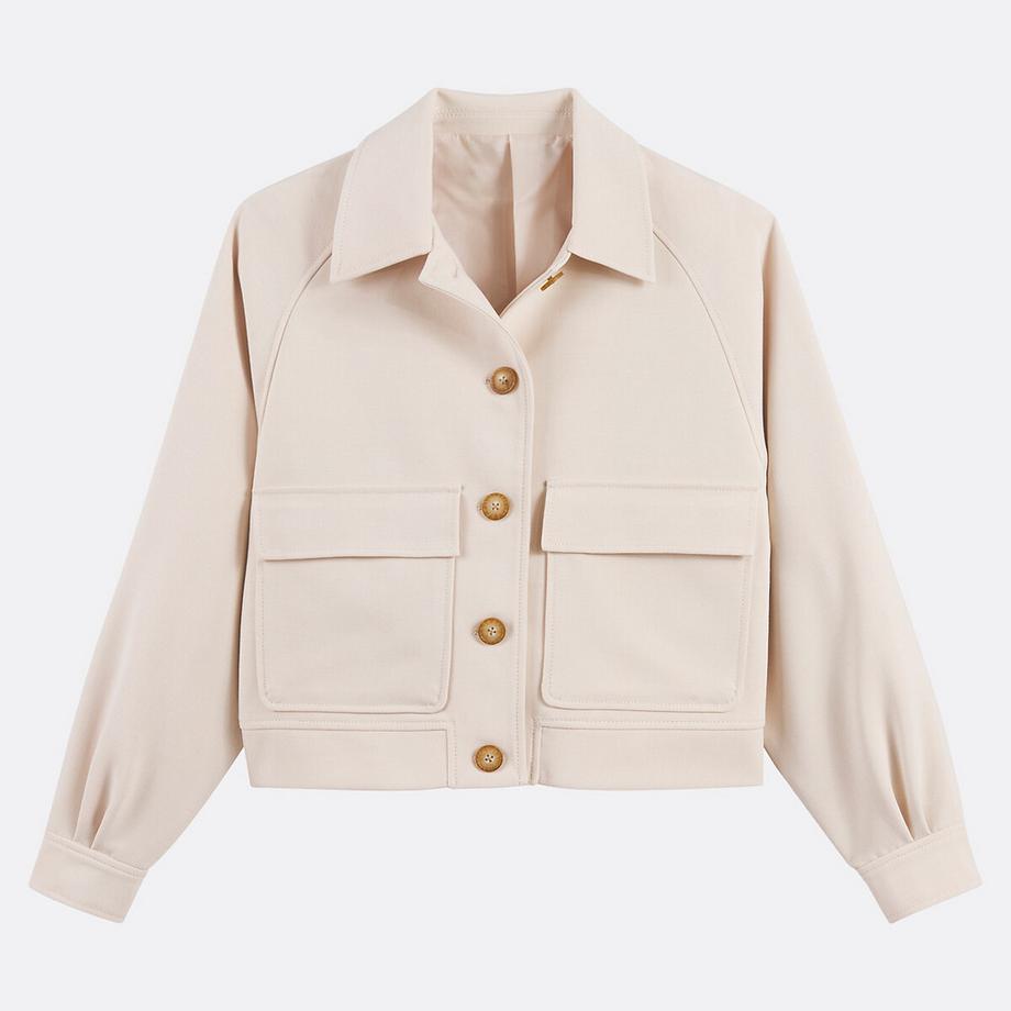 La Redoute Collections Lockere kurze Jacke  