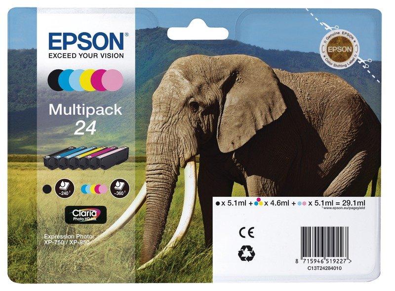 EPSON  Claria multipack Elephant, 29,1 ml 