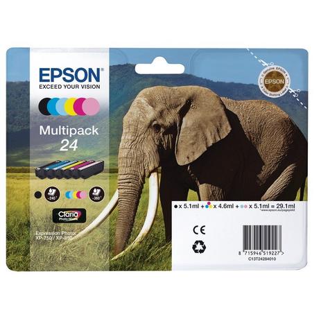 EPSON  Claria multipack Elephant, 29,1 ml 