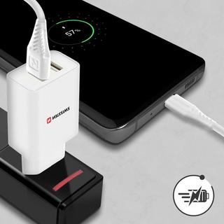 SWISSTEN  Chargeur Mural + Câble USB-C Swissten 