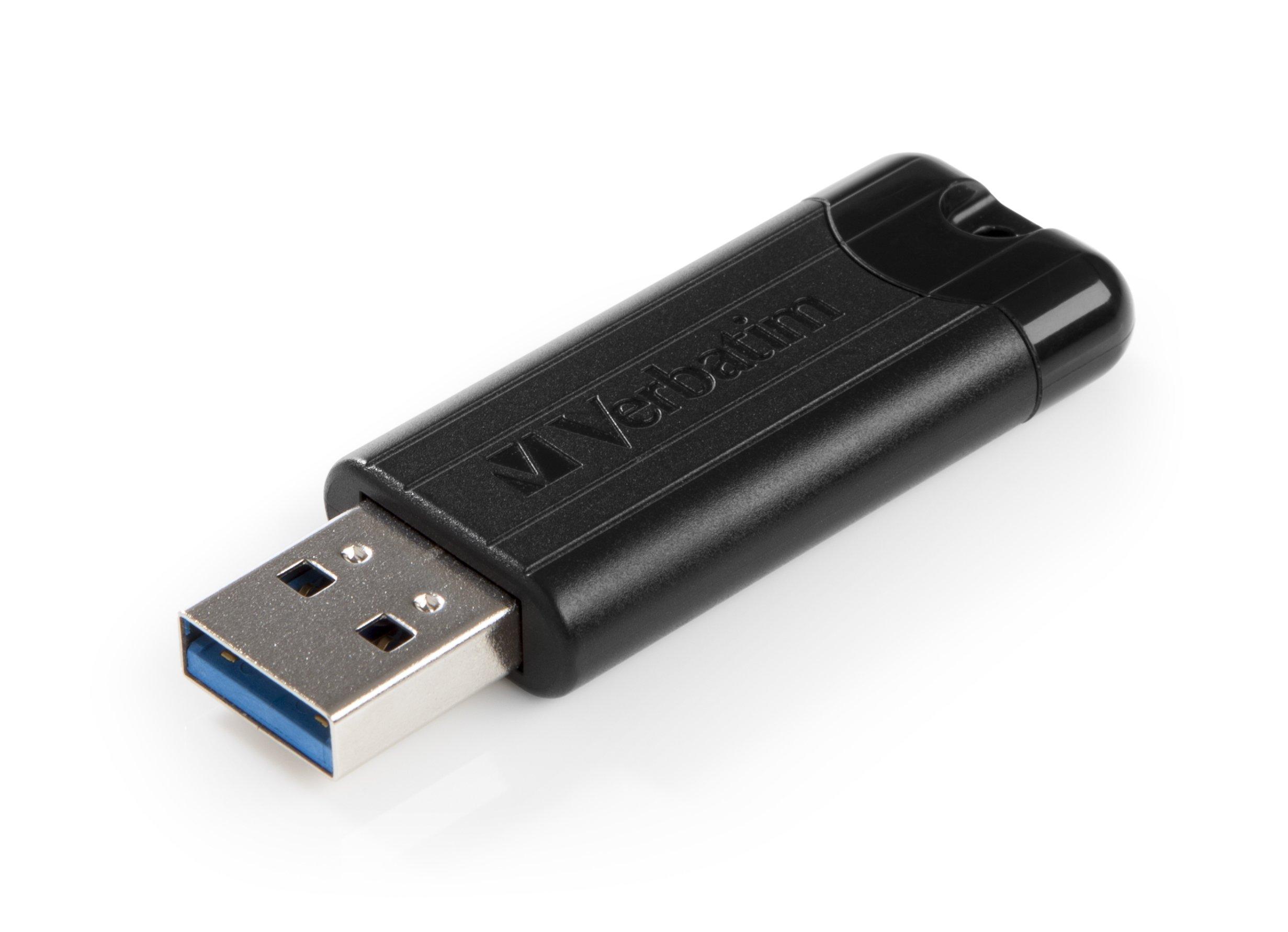 Verbatim  Verbatim PinStripe 3.0 - USB 3.0-Stick 32 GB  - Schwarz 