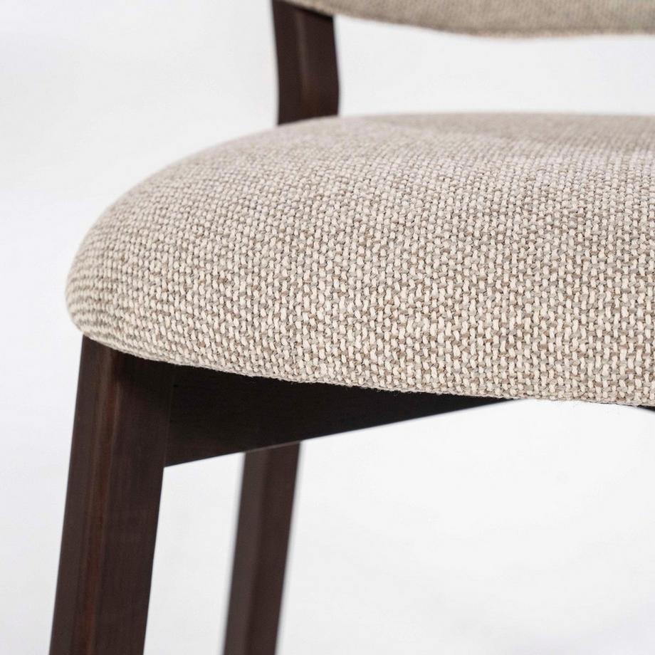 mutoni Chaise Mikky marron - Moon taupe  