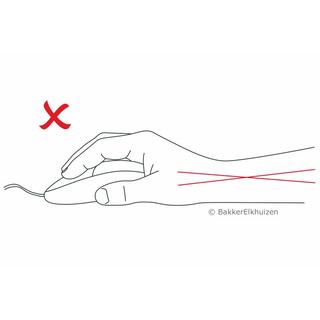 BakkerElkhuizen  Evoluent C mouse Ufficio Mano destra USB tipo A Laser 2000 DPI 