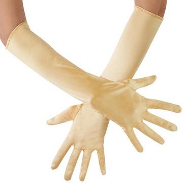 Lunghi guanti di raso