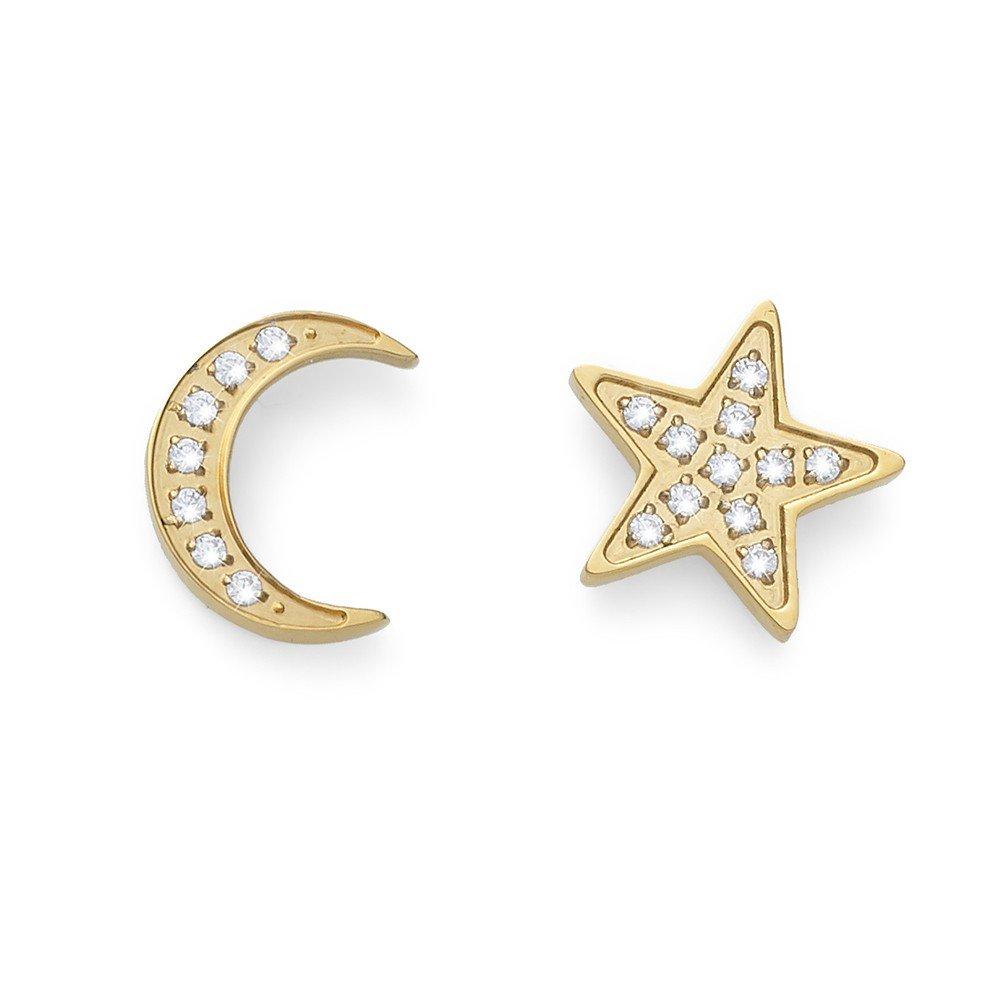 Image of Ohrstecke Sky Damen Gold ONE SIZE