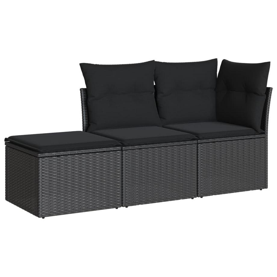 Ensemble de canapés de jardin rotin synthétique