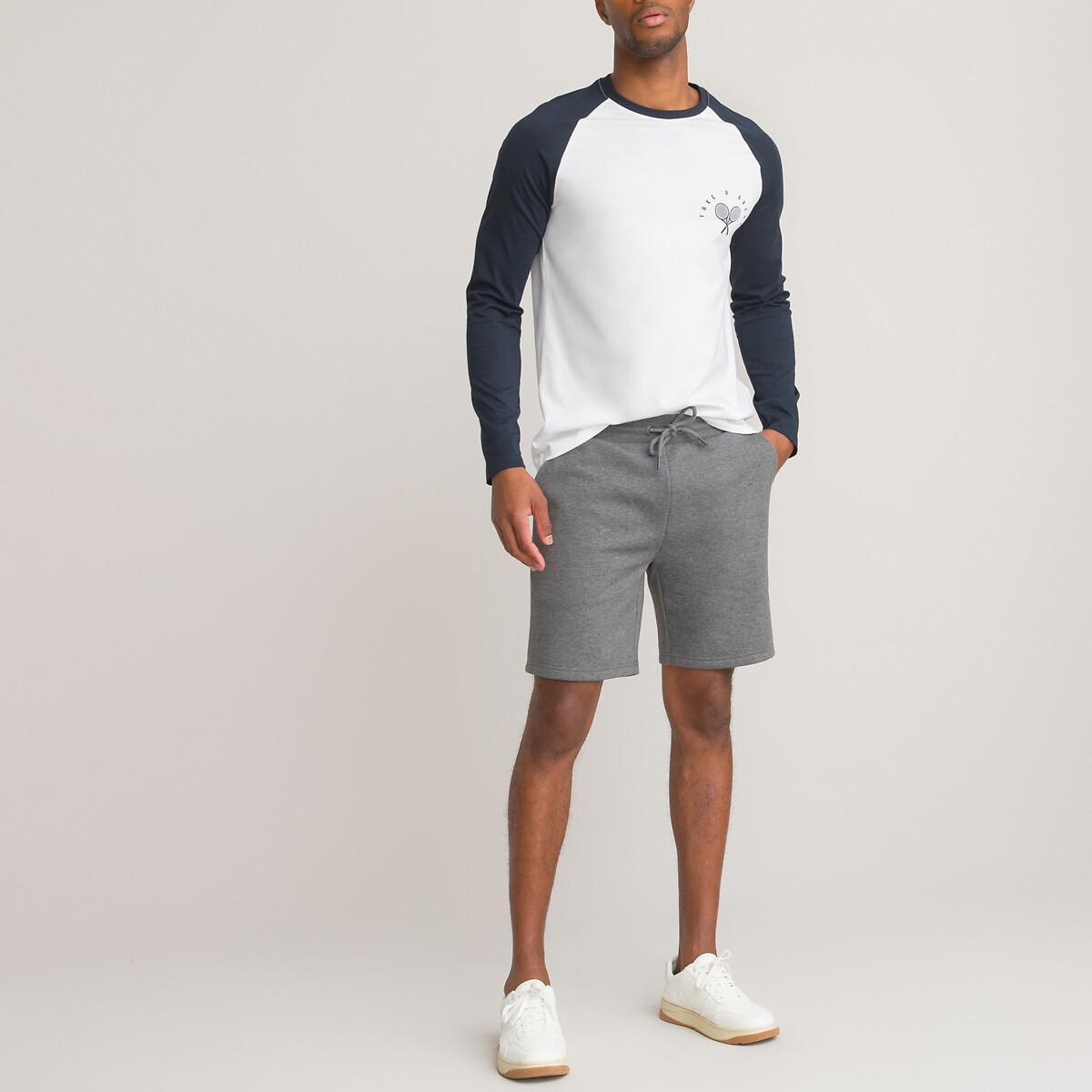 Image of Bermuda Molleton En Coton Bio Unisex Grau XXL