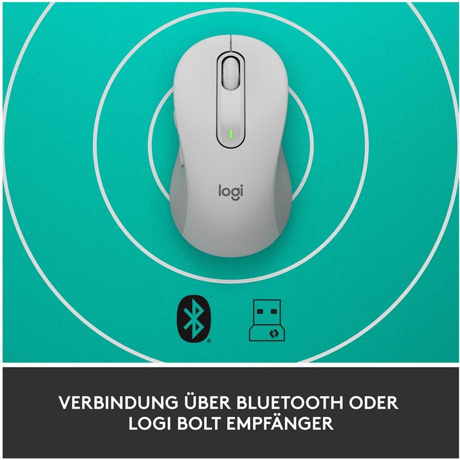 Logitech  Maus Signature M650 for Business Weiss 