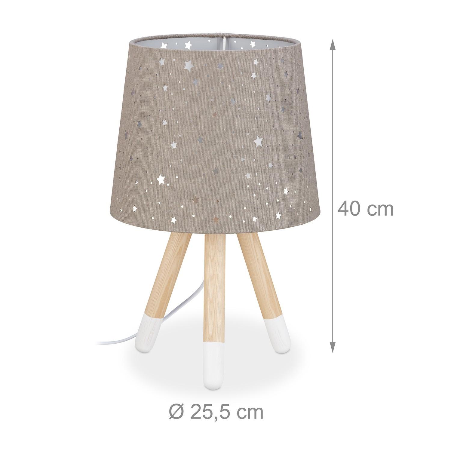 B2X Lampe de table Chambre d'enfant Étoiles  