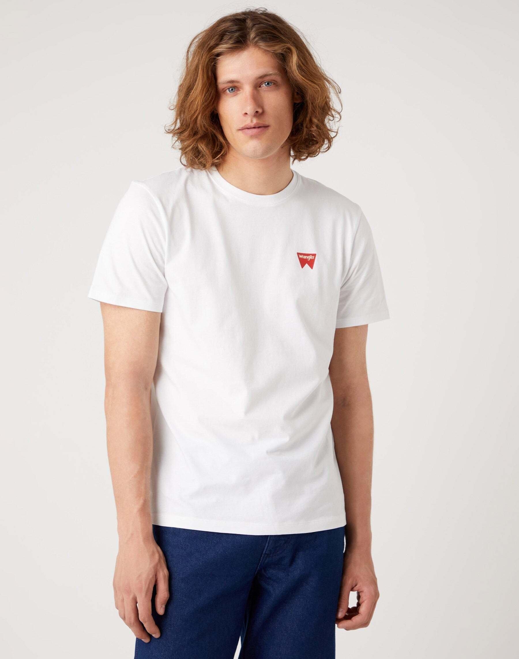 Image of T-shirt Sign Off Herren Weiss M