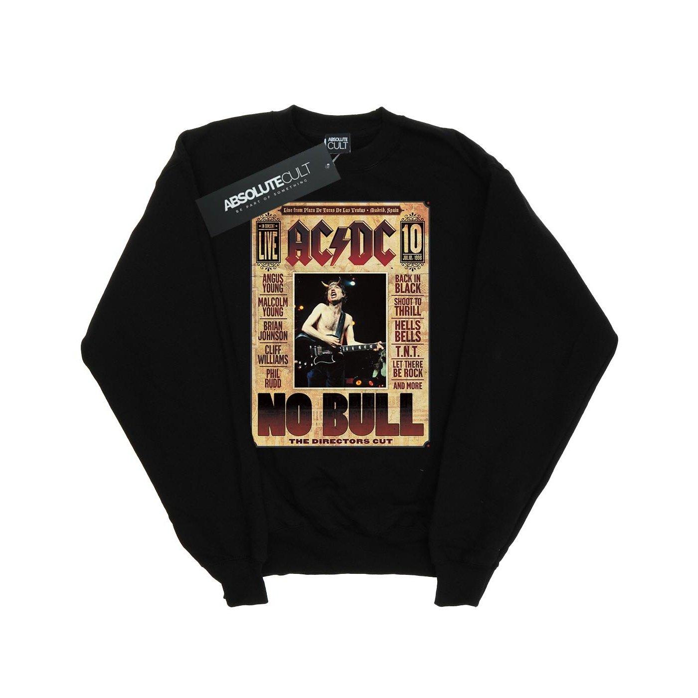 Image of Acdc No Bull Live Sweatshirt Herren Schwarz M
