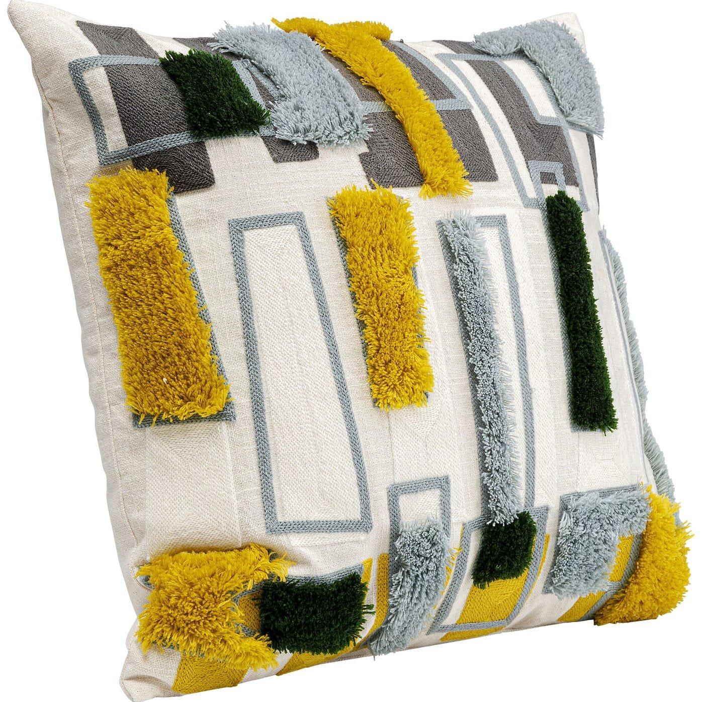 KARE Design Coussin géométrique 45x45  