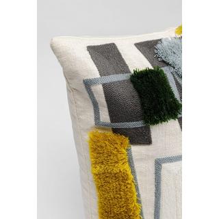 KARE Design Coussin géométrique 45x45  