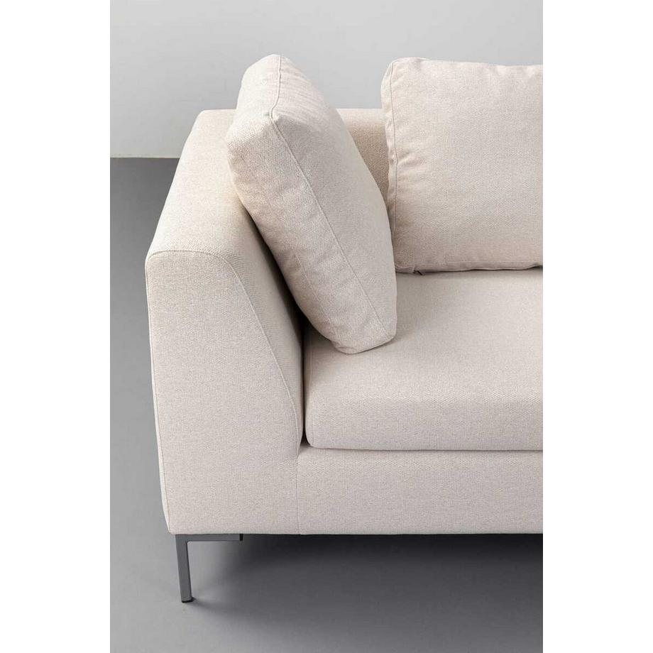 KARE Design Canapé d'angle Gianni XS crème à droite  