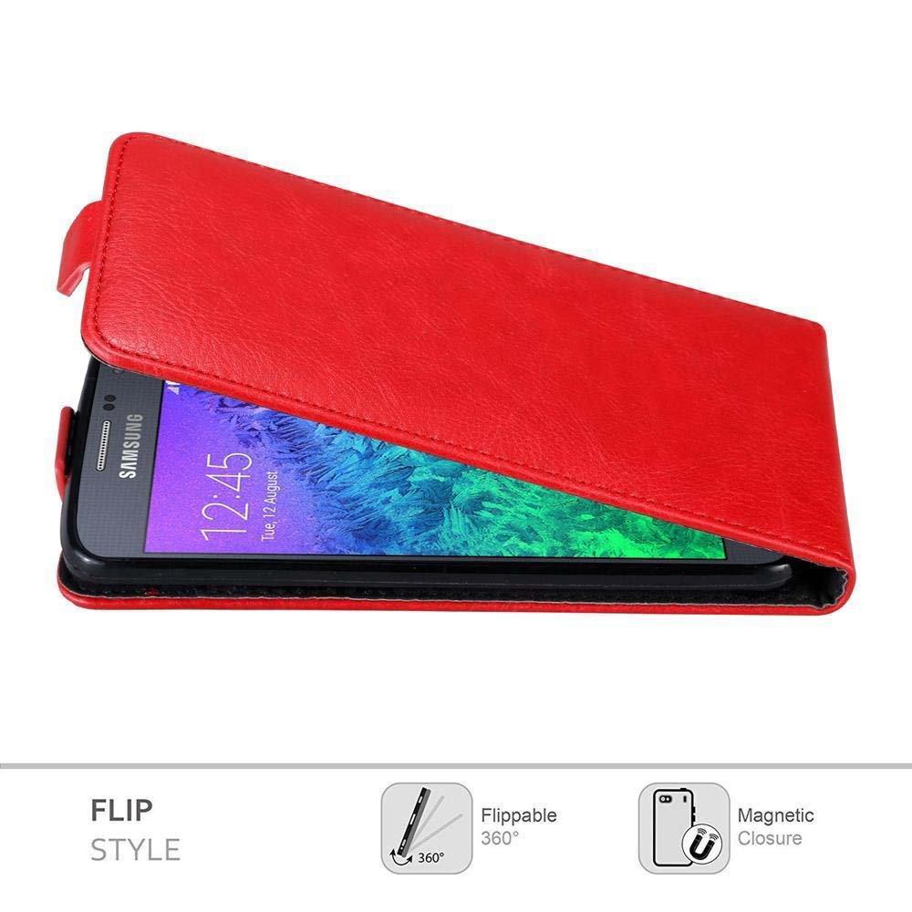 Cadorabo  Housse compatible avec Samsung Galaxy ALPHA - Coque de protection au design flip avec fermeture magnétique 