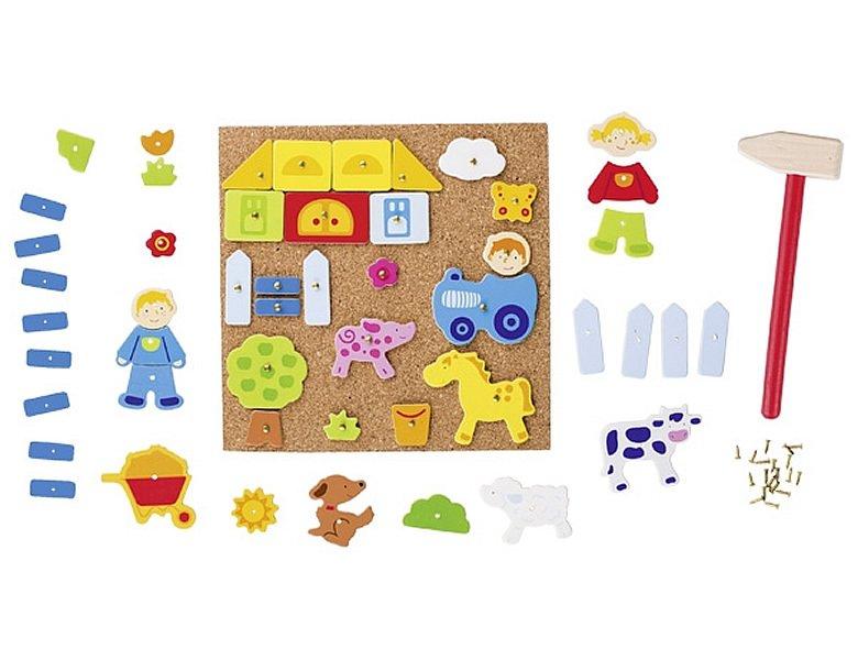 Image of Bauen Hammerspiel Bauernhof (52teile) Unisex ONE SIZE