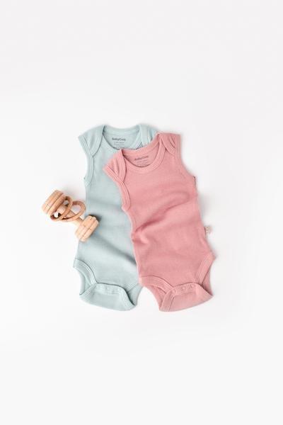 BabyCosy Organic  Body, ärmellos, 2 Pack 