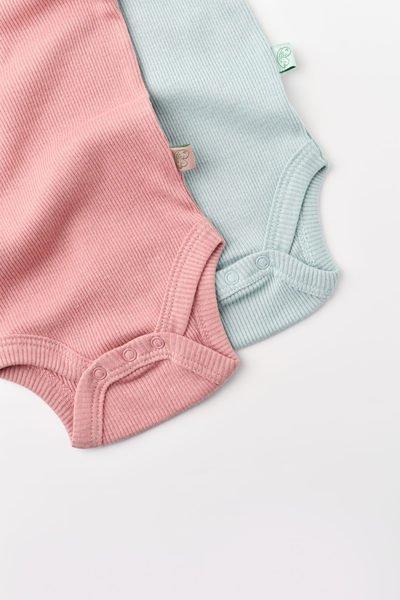 BabyCosy Organic  Body, ärmellos, 2 Pack 