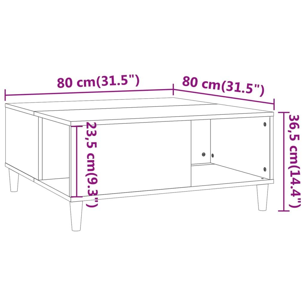 VidaXL Table basse bois d'ingénierie  