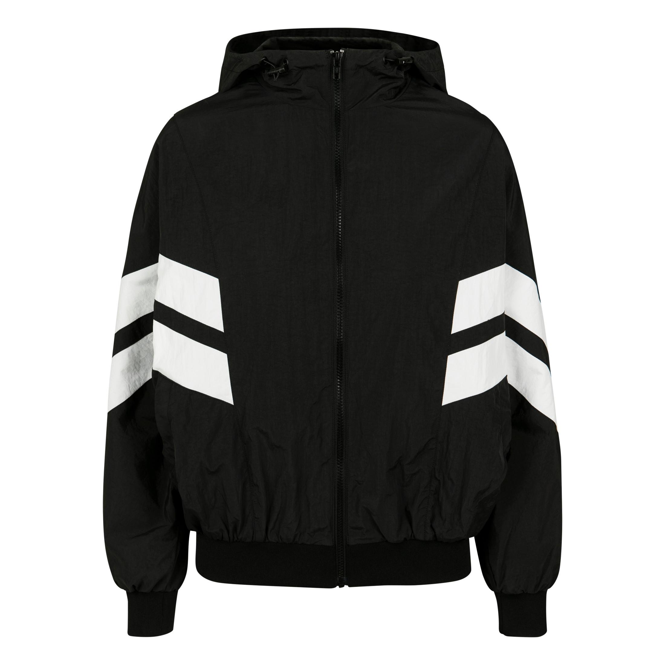 Image of Women's Urban Classic Knitter-batwing Xxl-parka Damen Schwarz/Weiss XXL