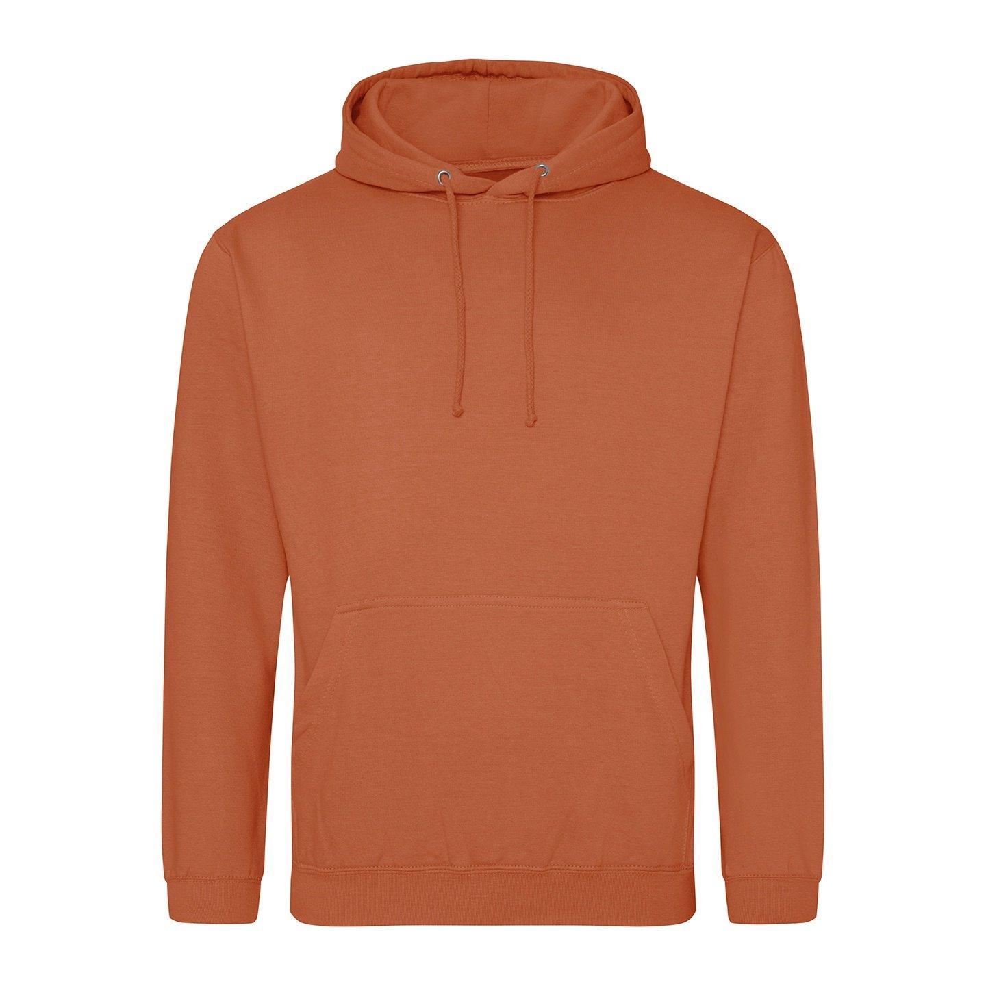 Image of Kapuzenpullover College Damen Dunkelorange M