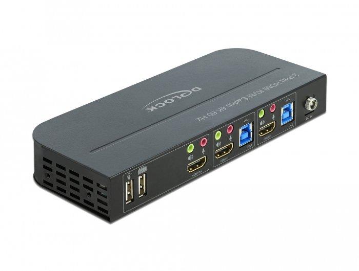 DeLock  11481 switch per keyboard-video-mouse (kvm) Nero 