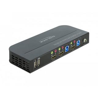 DeLock  11481 switch per keyboard-video-mouse (kvm) Nero 