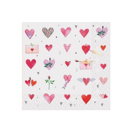 STEWO INTERNATIONAL STEWO Servietten 33x33cm 2572676720 Svenja rt 20 Stück  