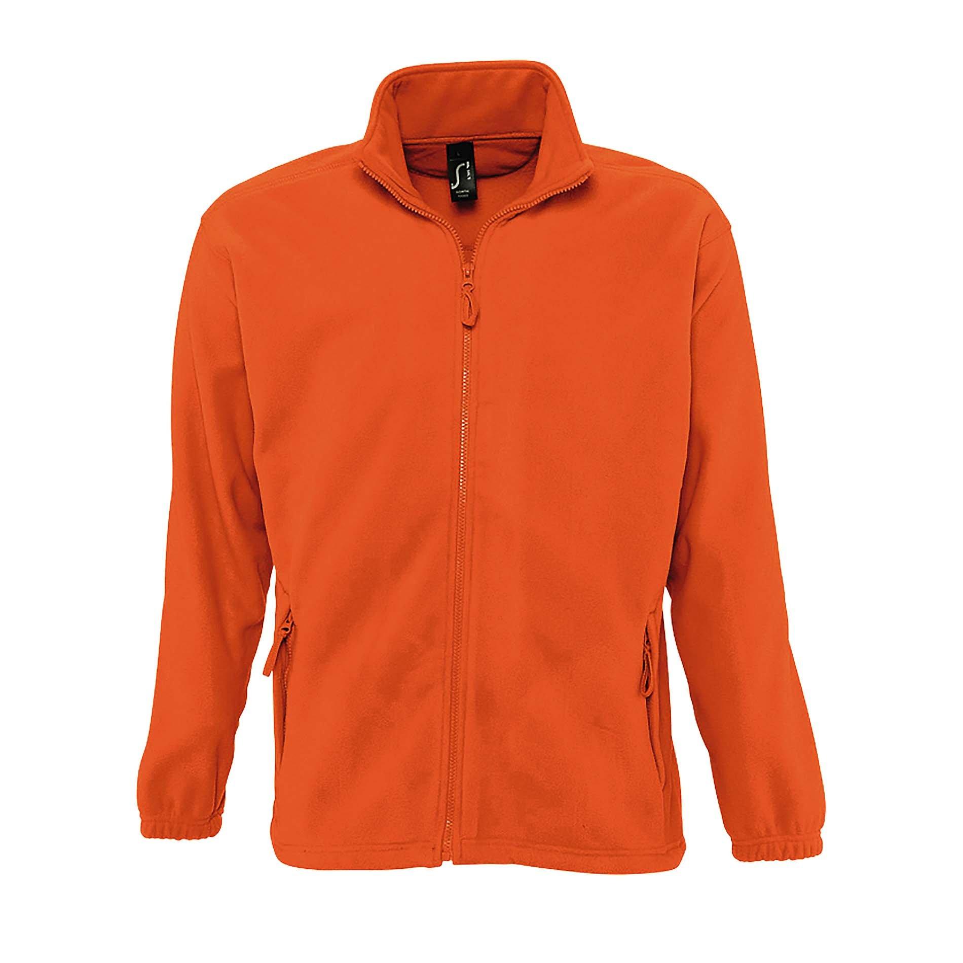 Image of Outdoor Fleece Jacke North Herren Orange M