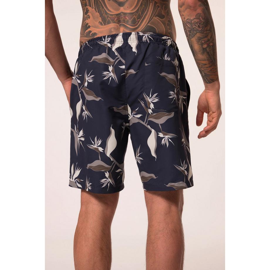 JP1880 Short de bain Beachwear imprimé all-over avec taille élastique  