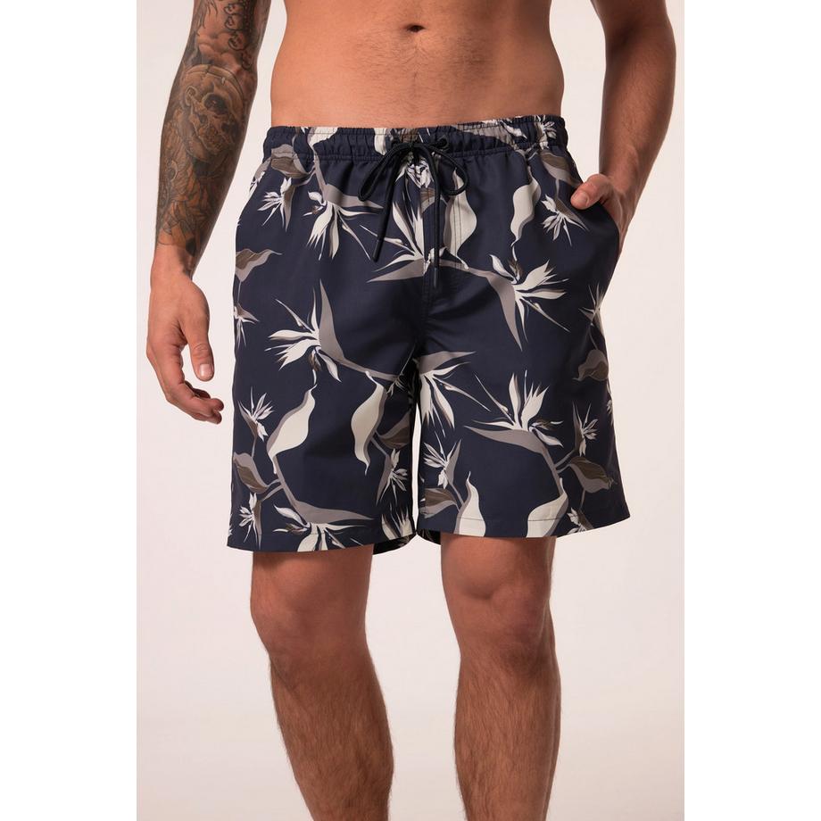 JP1880 Short de bain Beachwear imprimé all-over avec taille élastique  