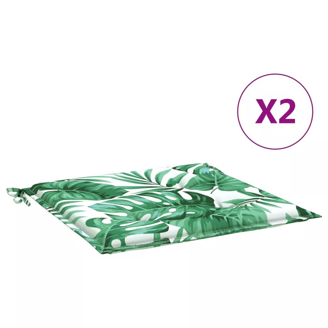 VidaXL - Coussin de chaise tissu, One Size, Vert