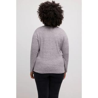 Ulla Popken  Sweat, motif LOVE, col rond, manches longues 