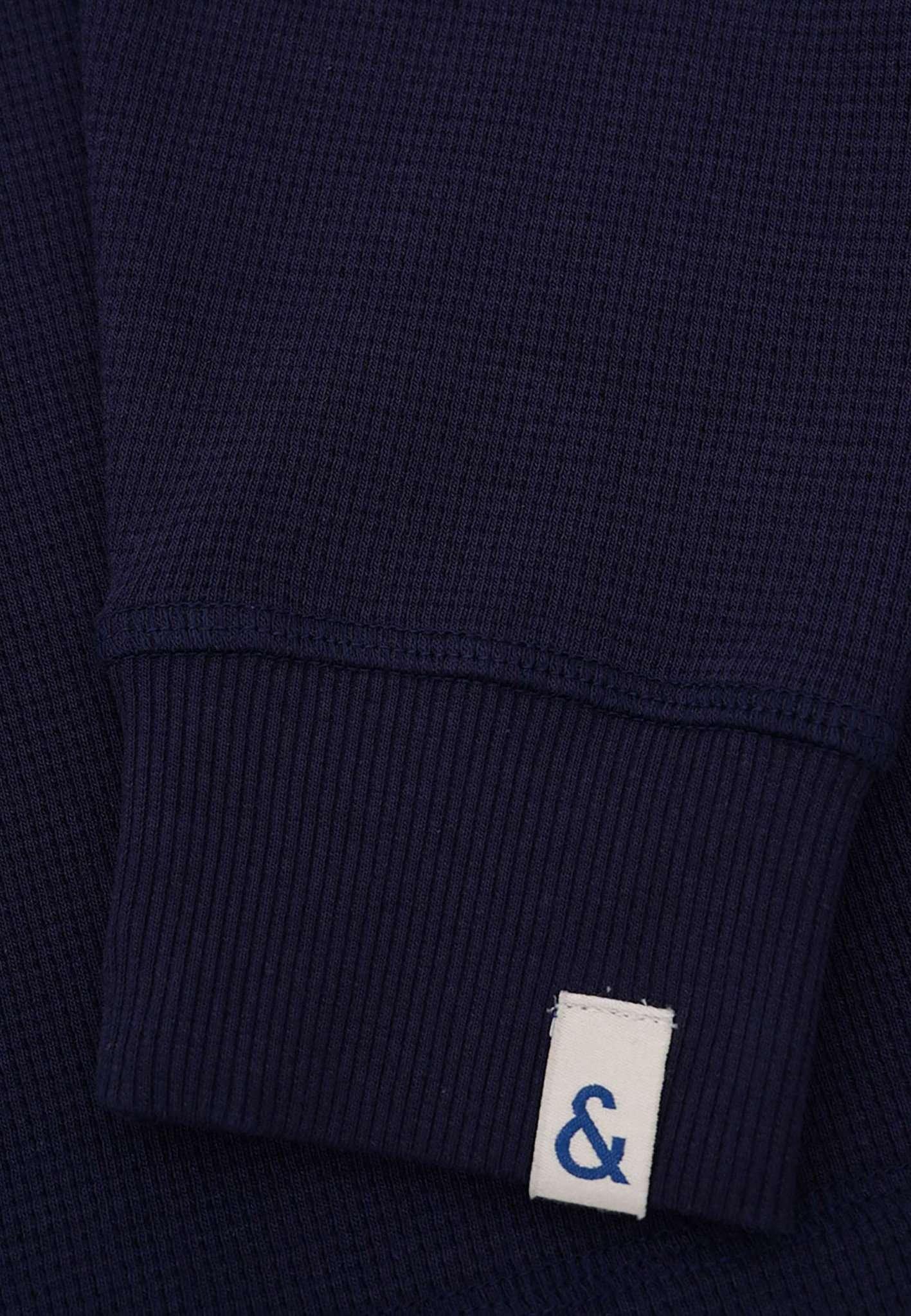 Colours & Sons  Sweatshirt Serafino-Waffle 