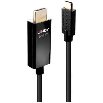 LINDY Videokabel-Adapter 3 m USB Typ-C HDMI Typ A (Standard)